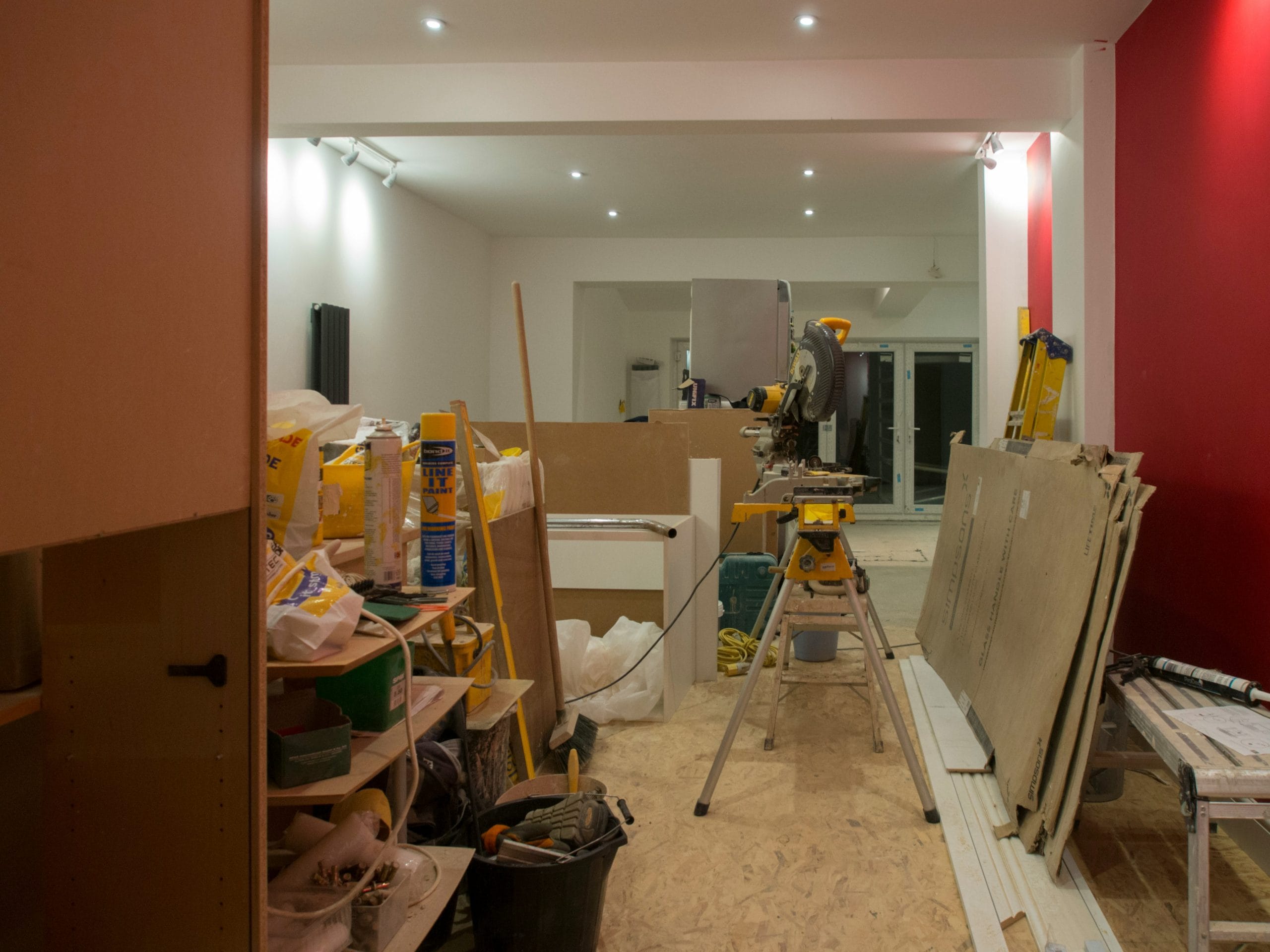 Interior renovation showcasing all services that we provide
