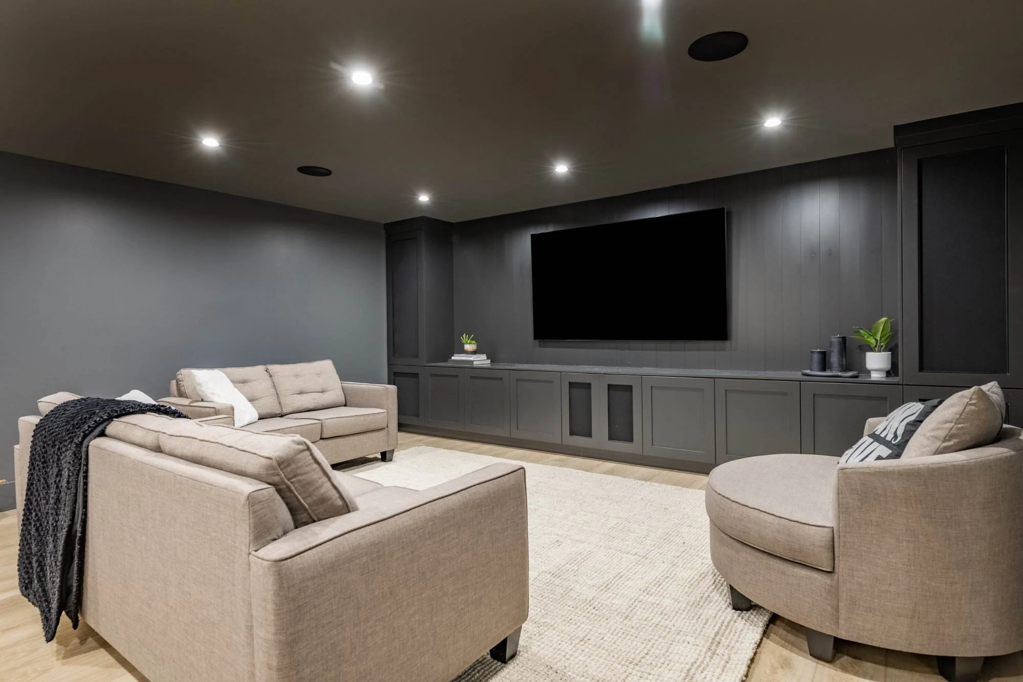 Theatre Room interior design in Dubai