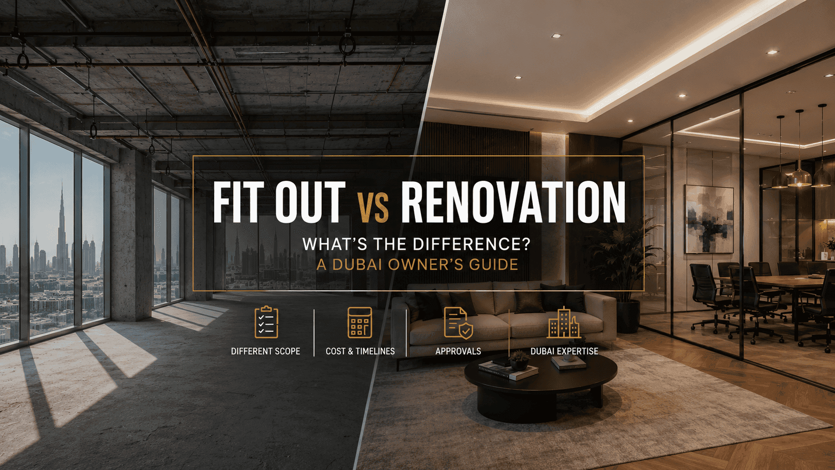 Fit Out vs Renovation Dubai