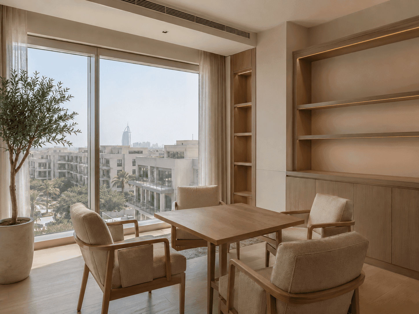 Tea Room interior design in Dubai