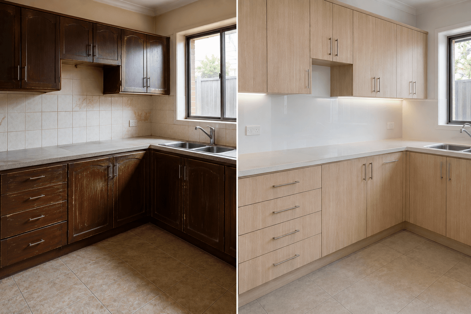 Kitchen Cabinet Refurbishment in Dubai